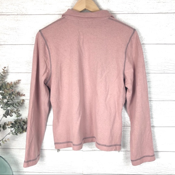 KAREN KANE Pink Half Zip Pullover SweatShirt - Picture 2 of 6